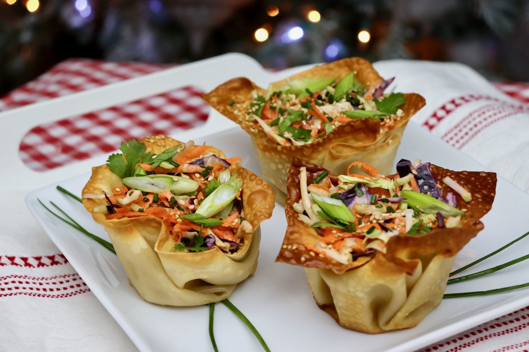 Asian Slaw Cups